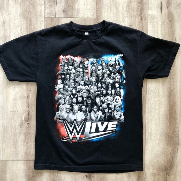 WWE Live RAW T-Shirt, 2017 Smackdown Tour, Wrestling, Mens, Med, Good Condition - Picture 3 of 8